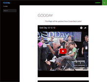 Tablet Screenshot of godday.com